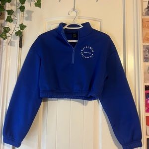 Electric Blue cropped sweater